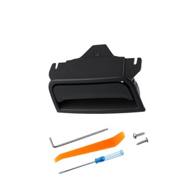 Partuto 1 Set 22861304 Center Console Armrest Lid Latch Plate for Chevy Silverado1500 2014-2018 for GMC Sierra Yukon Center Console Cover Lock Bright Black Replacement