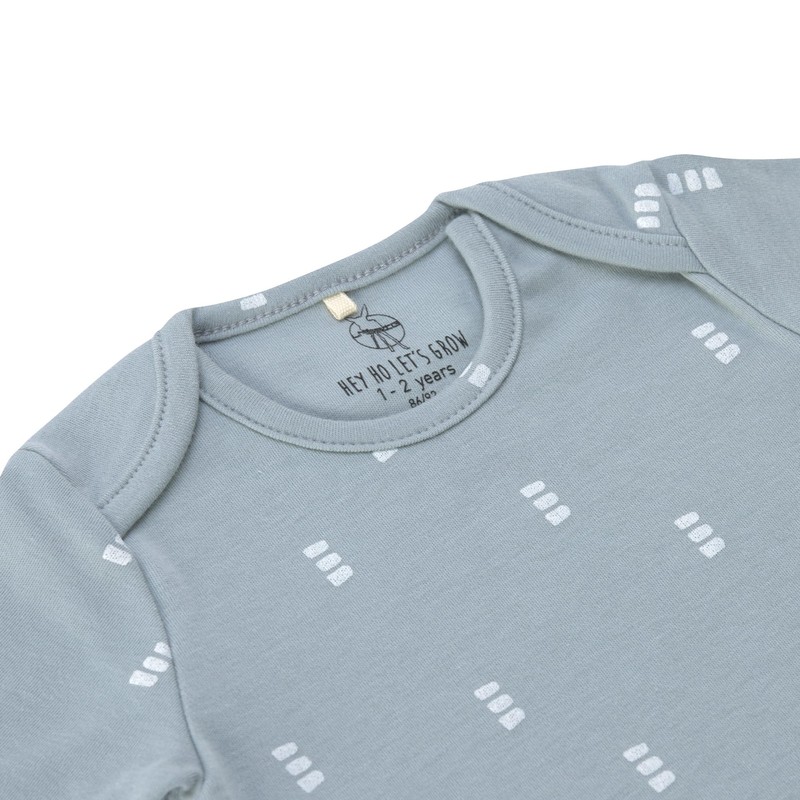 LÄSSIG Baby Bodysuit Long Sleeve Organic Cotton GOTS Certified with