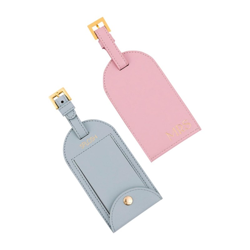 Splosh Mr and Mrs Luggage Tags Wedding Gift Set