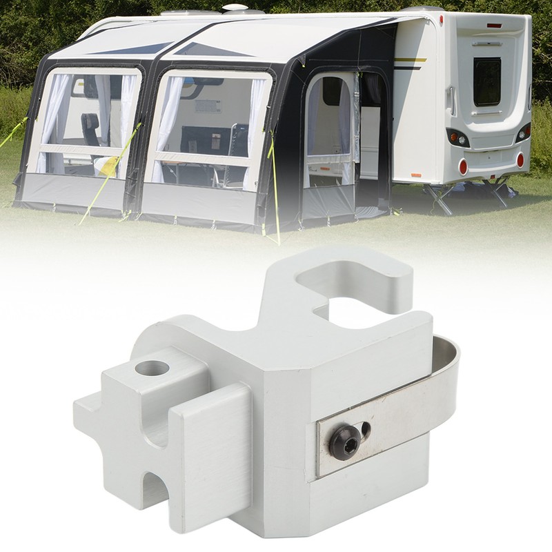 RV Awning Lower Rafter Claw Heavy Duty Satin Aluminium Fit