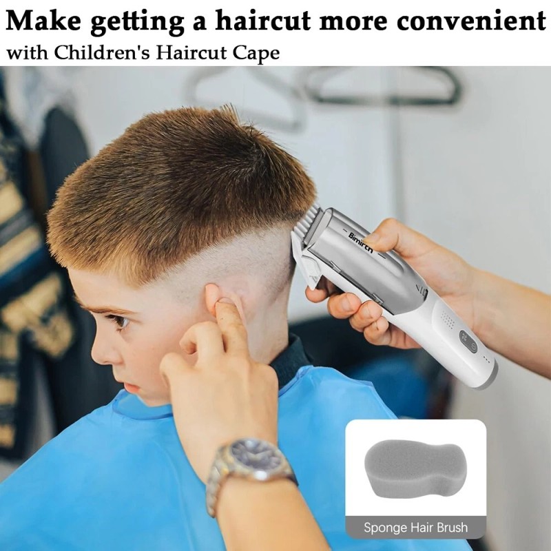 donwell Silent Kids Hair Clippers - Self-Priming, Quiet & Safe