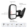 Sanooer Arrow LED Tow Mirrors for 07-14 Silverado & Sierra