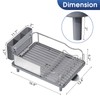 Urackify Stainless Steel Dish Drying Rack - Large Capcity 304