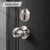 Probrico Keyed Alike Entry Knob and Deadbolt Set Single Cylinder