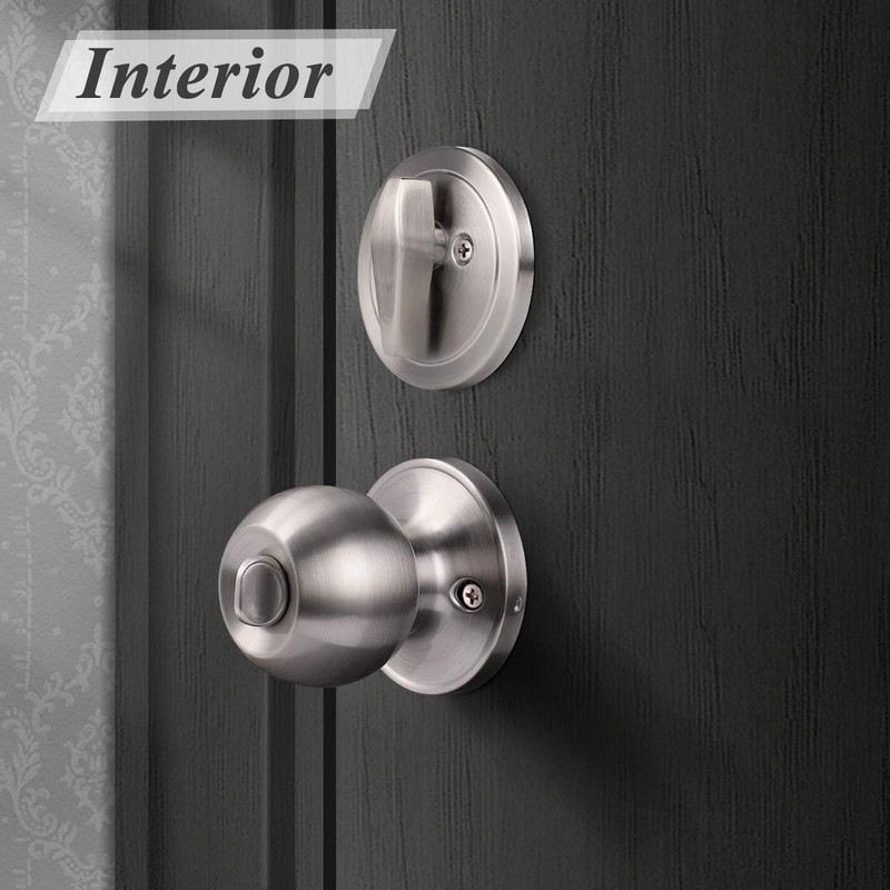 Probrico Keyed Alike Entry Knob and Deadbolt Set Single Cylinder