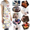 MBMSO Fried Egg Apron with Pockets Fried Egg Gifts for
