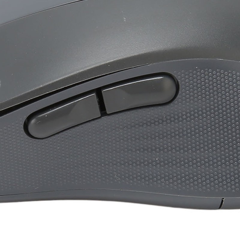 Wireless Mouse Black BT Or USB Receiver Silent Click Adjustable