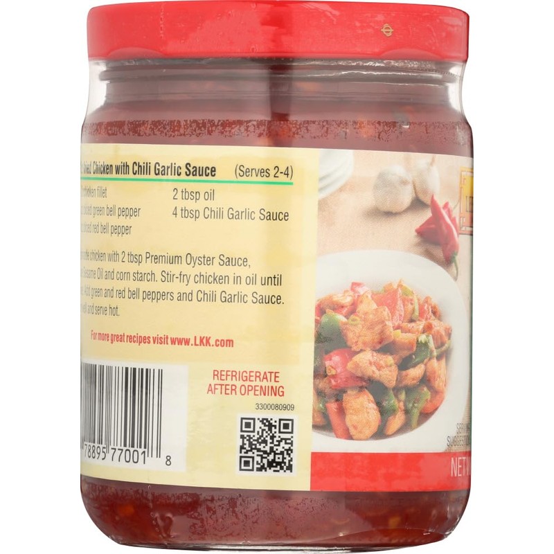 Lee Kum Kee Chili Garlic Sauce, 8-Ounce Jars (Pack of