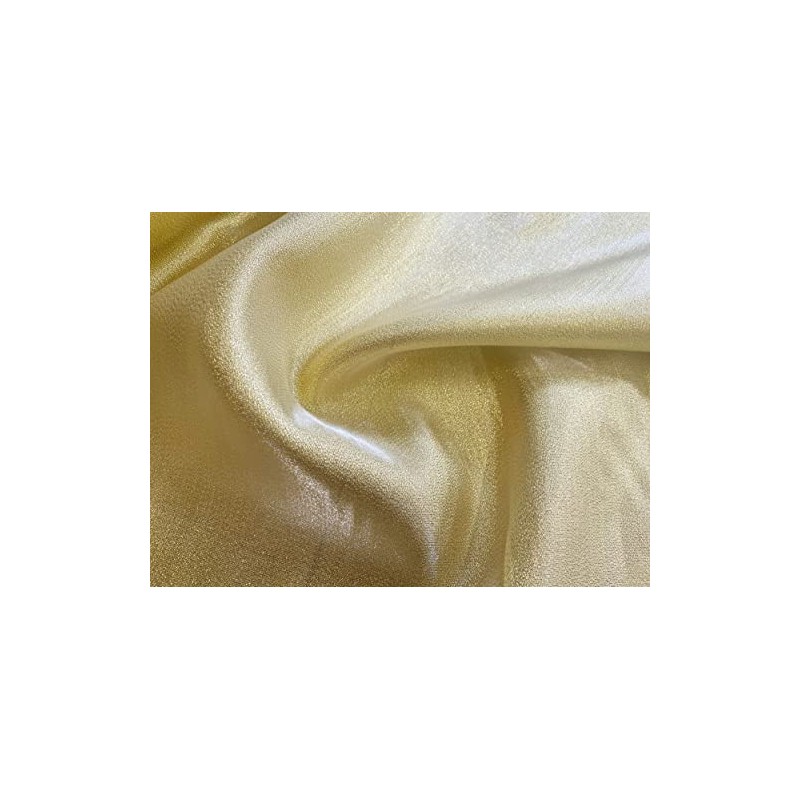 Christmas Fabric Gold Metallic Organza Shimmer Craft Fabric Material