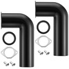 Saillong 2 Set Garbage Disposal Drain Elbow Replacement Kit, Includes
