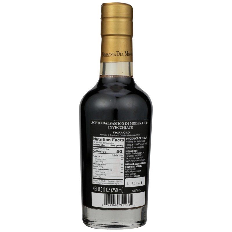 Compagnia Del Montale Balsamic Vinegar of Modena, Vigna Oro, 8.5