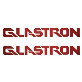 2pcs Vinyl Glastron Boats Decal Replacement for Glastron Boat Outboard Motor Stickers (Red)