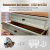 7 Set R 7321 Track Guide and Glides Replacement,Drawer Track