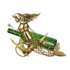 Golden Mermaid Metal Wine Bottle Holder