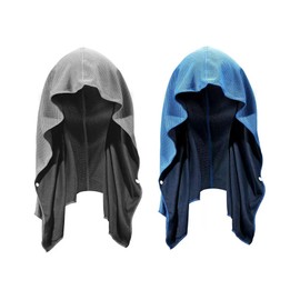 Cooling Towel, Cooling Towel, Cooling, Heatstroke Prevention, UV Protection, Lasting Cooling, Sweat Absorbent, Quick Drying, Convenient to Carry, Set of 2