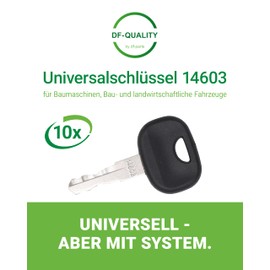 Universal Key 14603 Construction Machine Key Ignition Key for Construction Machinery Tractors Stackers Vibrating Plates Wheel Loader Excavator (10)