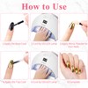 MELLIEX Nail Powder Set, Includes 4 Chrome Nail Powders, 5