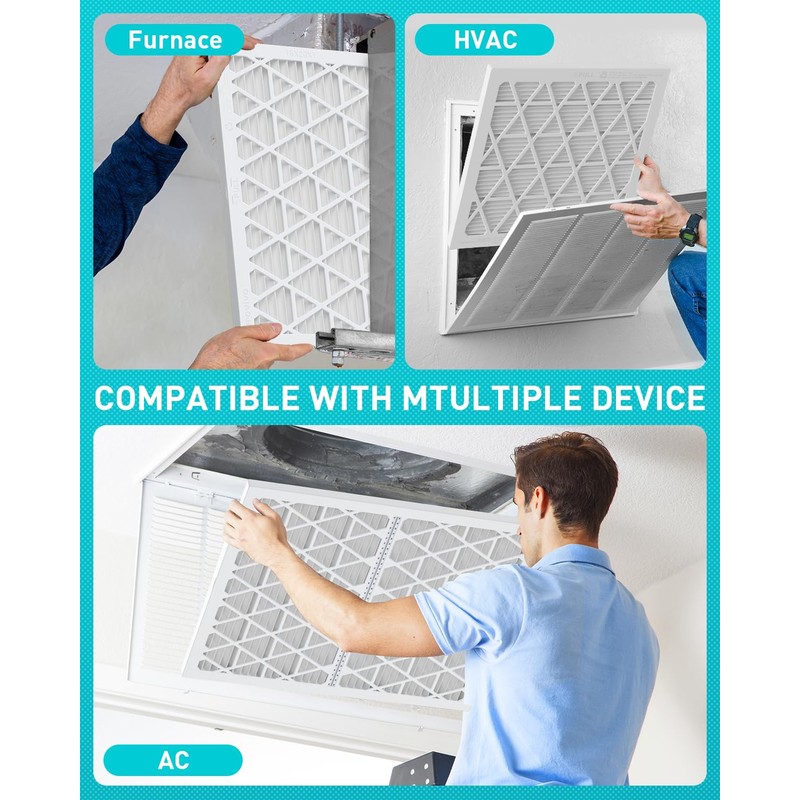 AErovivo 16x25x1 Refillable Air Filter Kit, MERV 8, 1 Reusable