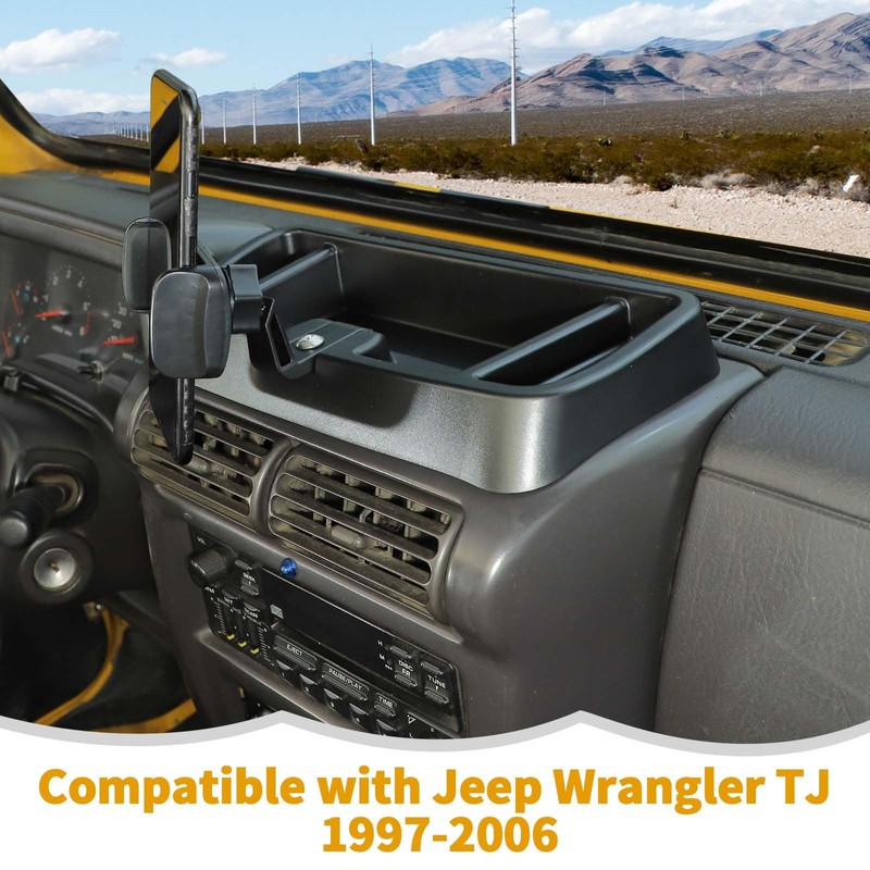 RT-TCZ Cell Phone Holder Dash Mount Phone Holder with Tray