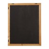 SOFE 21x27 Gold Wood Framed Linen Bulletin Board, Black Pin