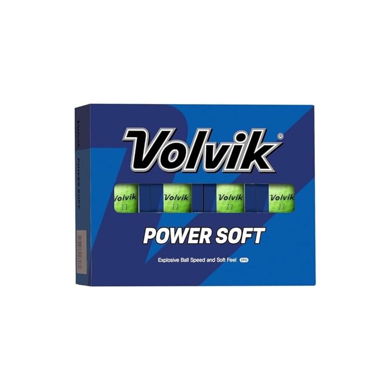 Volvik Power Soft Green Golf Balls (One Dozen)