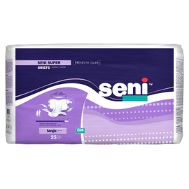 Seni Super Briefs Large, 75 Count