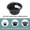 KAMaster Kamado Grill Ash Can with Foldable Handle - Carbon