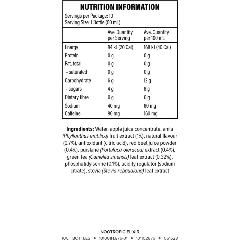 ISAGENIX Nootropic Elixir – Natural Brain & Focus Support Drink