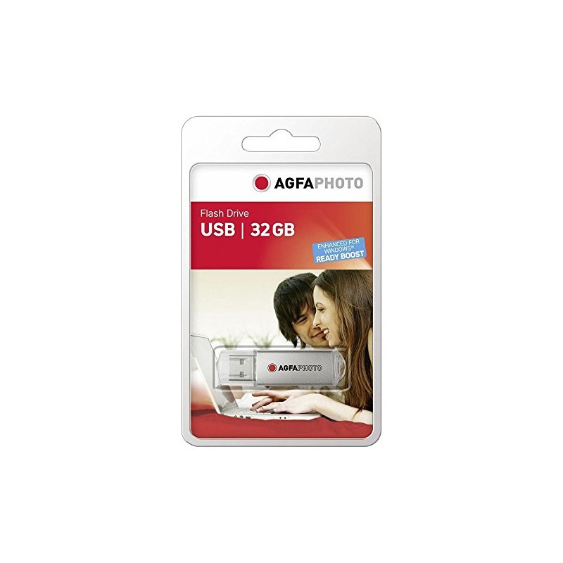 AgfaPhoto 10514 32 GB USB 2.0 Flash Drive - Silver