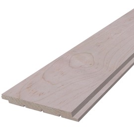 0.4375 x 5 x 47.875 Unfinished Soft Maple Wood Shiplap