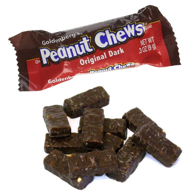 Goldenberg Peanut Chews - Bulk bag 225 count (0.3oz pieces)