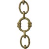 RCH Hardware CH-17-AB-3 Decorative Antique Solid Brass Chain for Hanging,