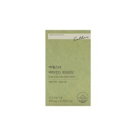 에스더포뮬러 여에스더 비타민D 3000IU 300mg x 30캡슐 x 1박스 Esther Formula Ye Esther Vitamin D 3000 IU 300 mg x 30 Capsules x 1 Box