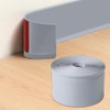 Lifronkit Flexible Baseboard Molding Trim, Peel and Stick Rubber Baseboard