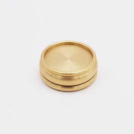 MOMOMAGE Buddha Boston Box (Half Dollar, Brass) Magic Tricks Close up Magic Coin Penetrate Vanish Magic Illusion Gimmick Prop Accessaries