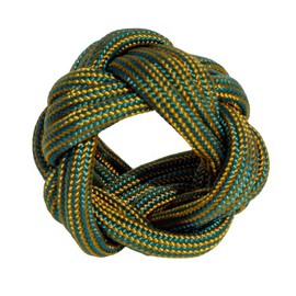 Handmade Neckerchief Slide Woggle for Scouts Paracord Turks Head Knot Camoflauge by KNOTS SO FAST (King Tut)
