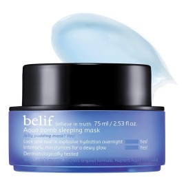 Mascarilla De Noche Belif Aqua Bomb Para Hidratacion 75ml