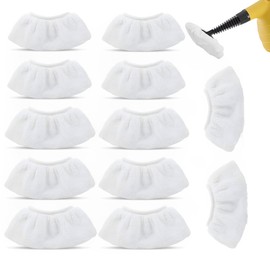 12 Packs Steam Cleaner Accessories, Universal Reusable Microfiber Cloths for Handheld Steam Cleaner, Compatible with SV7 SC5 SC4 SC3 SC2 SC1 Series