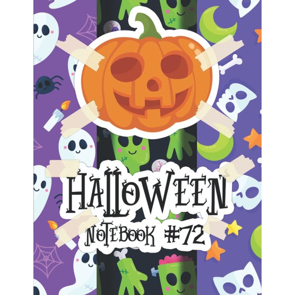 Halloween Composition Notebook #72: Great for Kids who are Back
