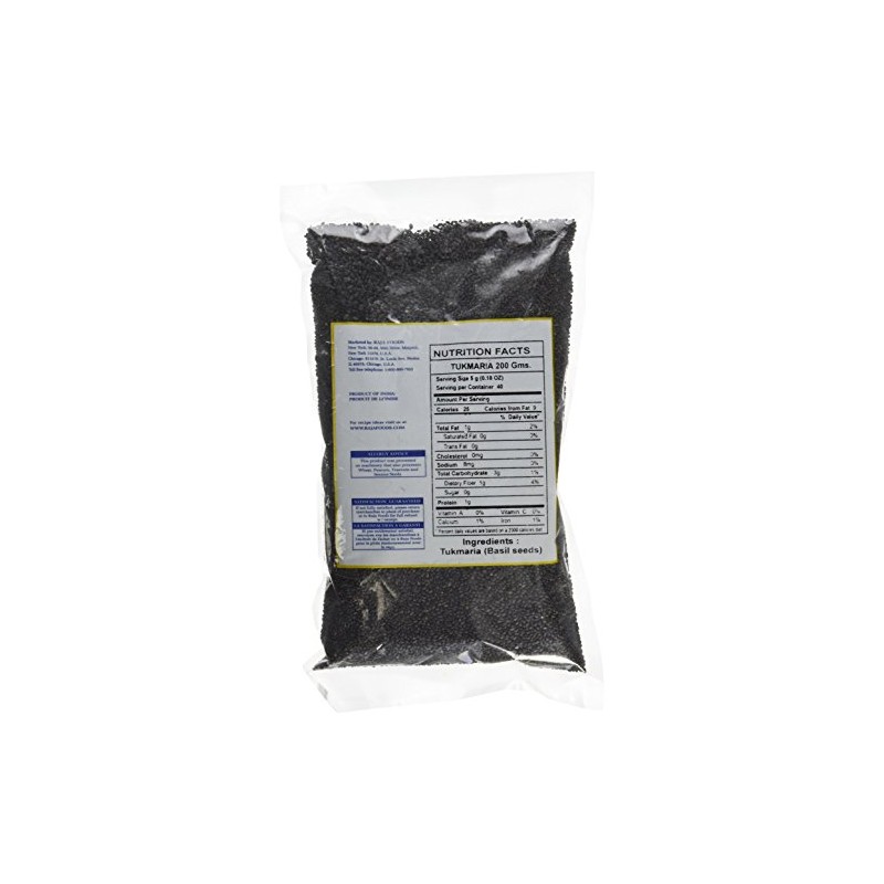 Swad Tukmaria Sacred Basil Seeds, 7 Ounce