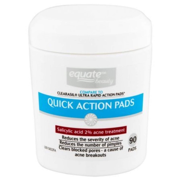 Equate Acne Treatment 90 Quick Action Pads