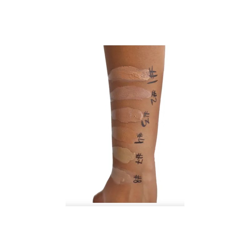 2 Maquillaje Liquido Alta Cobertura Matte Spf 30 Saniye