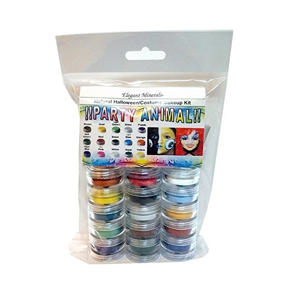 Elegant Minerals Face Paint Party Animal Kit - all Natural