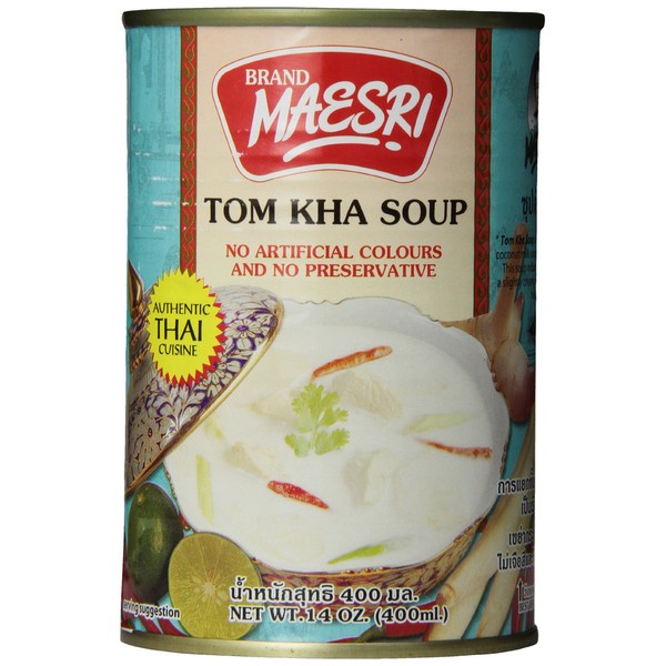 MaeSri Tom Kha Soup, 14 Ounce (Pack of 12)