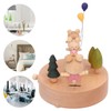 Wooden Seesaw Music Box Handicraft Home Decoration Desktop Ornament Valentine's