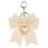 TIESOME Bow Purse Keychain Charm, Bow Keychain Bag Charms for