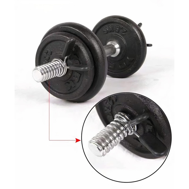 MuscleForge® Spring Collars 30 mm, Pack of 2 Barbell Clasps