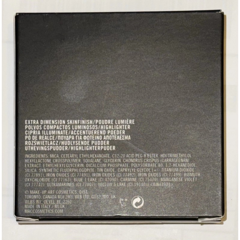 M·A·C MAC Extra Dimension Skinfinish Highlighter Whisper Of Gilt NIB