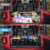 KEEPDSGN XXL Car Leather Trunk Organizer SUV Trunk Cargo Fold