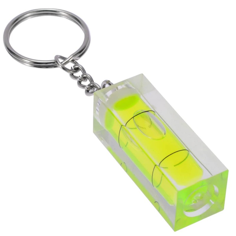 RK Gifts Mini Spirit Level Keychain Green